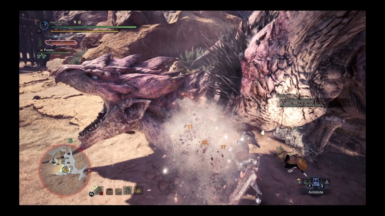 [Monster Hunter: World] Pink Rathian. Dual Blades. (No Commentary)