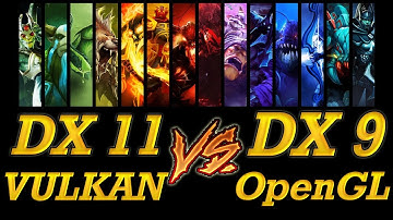 DX9 vs DX11 vs Vulkan vs OpenGL [Dota 2] (Patch 7.06) после 24.05.17