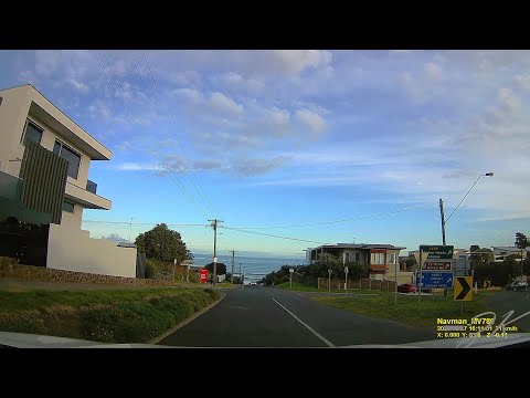 AUSTRALIA, Victoria - 4K driving through the town of OCEAN GROVE