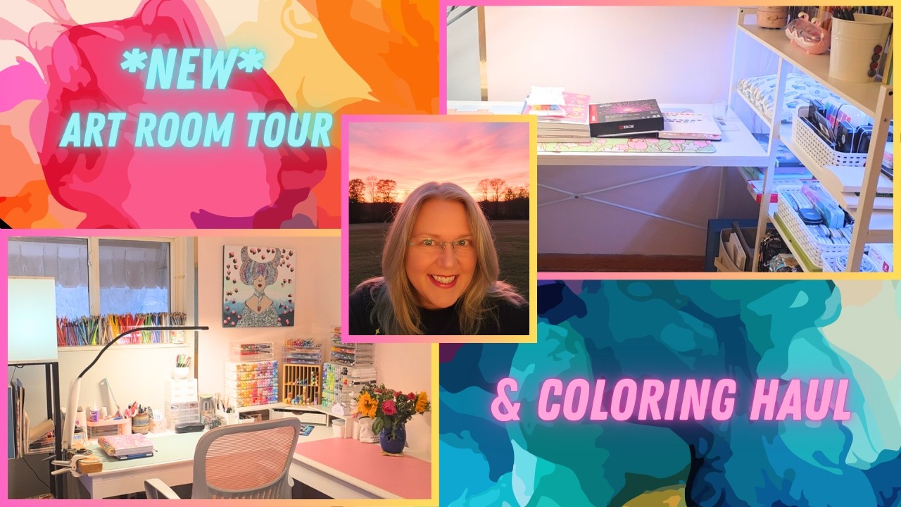 ❣️New Art Room Tour and Coloring Haul❣️