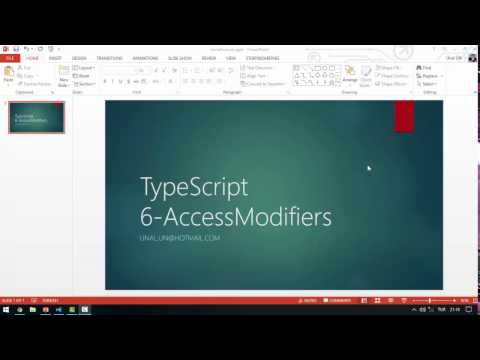 TypeScript Access Modifiers