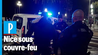 Centre-ville désert et policiers en patrouille : à Nice, le couvre-feu est décrété