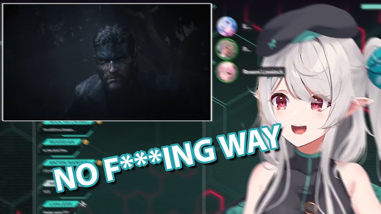 Pomu FREAKS OUT at the Metal Gear Solid 3 remake announcement 【NIJISANJI EN】