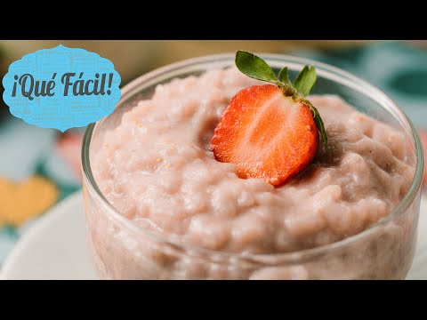 Arroz Con Leche De Fresa