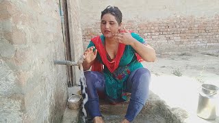 Today Face Washed With Soap Desi Aunty Washing Vlog Beautiful Girl Life Sharing Dailey Routine