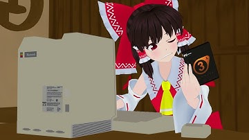 Blender Touhou - Reimu Life
