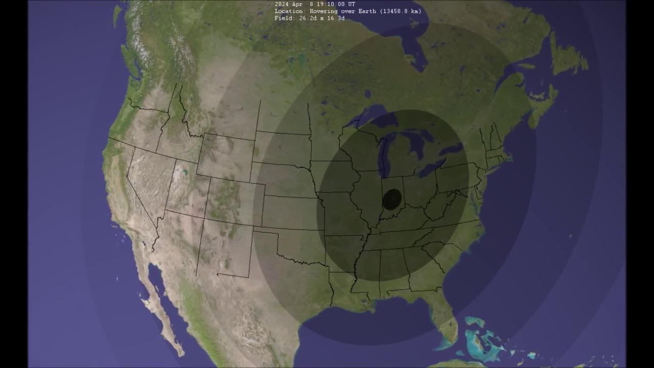 April 8, 2024 total solar eclipse YouTube