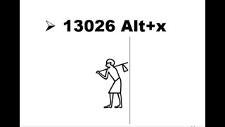 “Alt Code”or“Character Code”