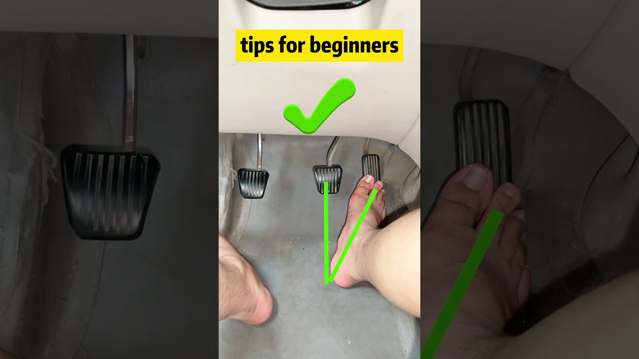 The Correct Position Of Your Feet When Driving Car Cardriving Tips Drivinglessons