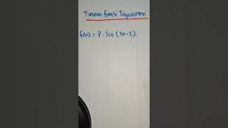 Quick Way to Derive Trigonometric Functions of Sine Angle for Grade 12 High School