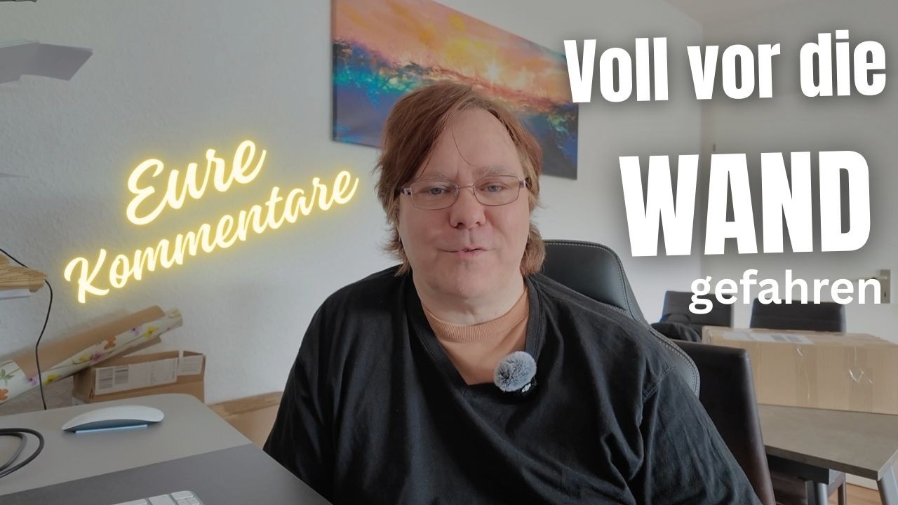 Eure Kommentare -   Vor die Wand gefahren. #selbstständigkeit #frankreich