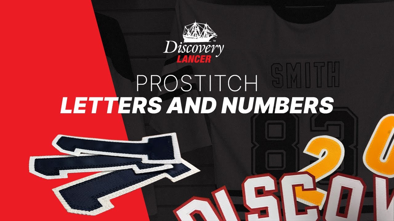 ProStitch Letters & Numbers | Discovery Lancer