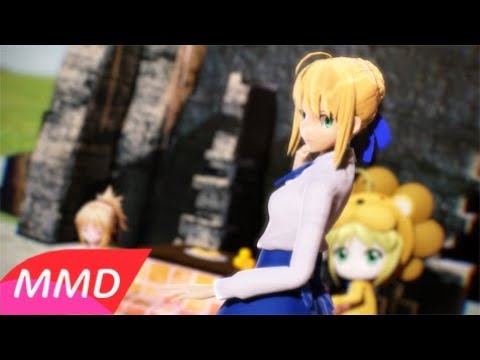 【Fate/MMD】 Artoria「君色に染まる」【60FPS】