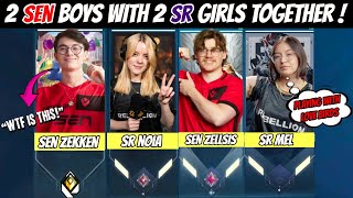 When SEN Zekken & SEN Zellsis Randomely Met SR Noia & SR MeL & insanely Enjoy The Game in Ranked Net Worth