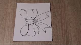 Ribbon Drawing - How To Draw A Ribbon Step By Step