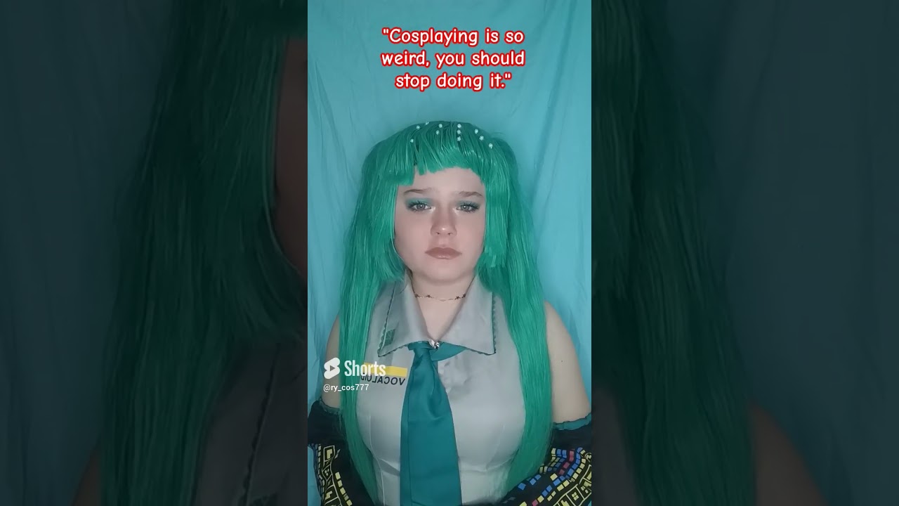 Repost *old wig* #trending #cosplay #miku #mikucosplay #hatsunemiku #vocaloid #vocaloidcosplay #fyp
