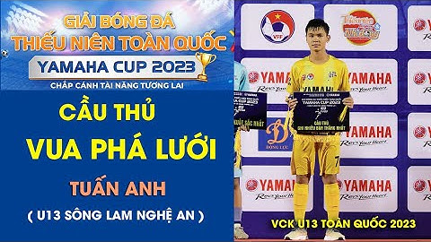 VUA PHÁ LƯỚI VCK U13 TOÀN QUỐC 2023 / GHI BÀN NHƯ RONALDO / TUẤN ANH (U13 SÔNG LAM NGHỆ AN) / VFF