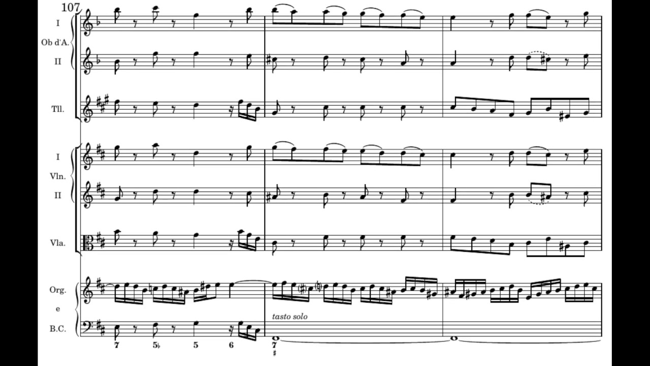 バッハのカンタータ Bach: Cantata No. 169 - Sinfonia - YouTube
