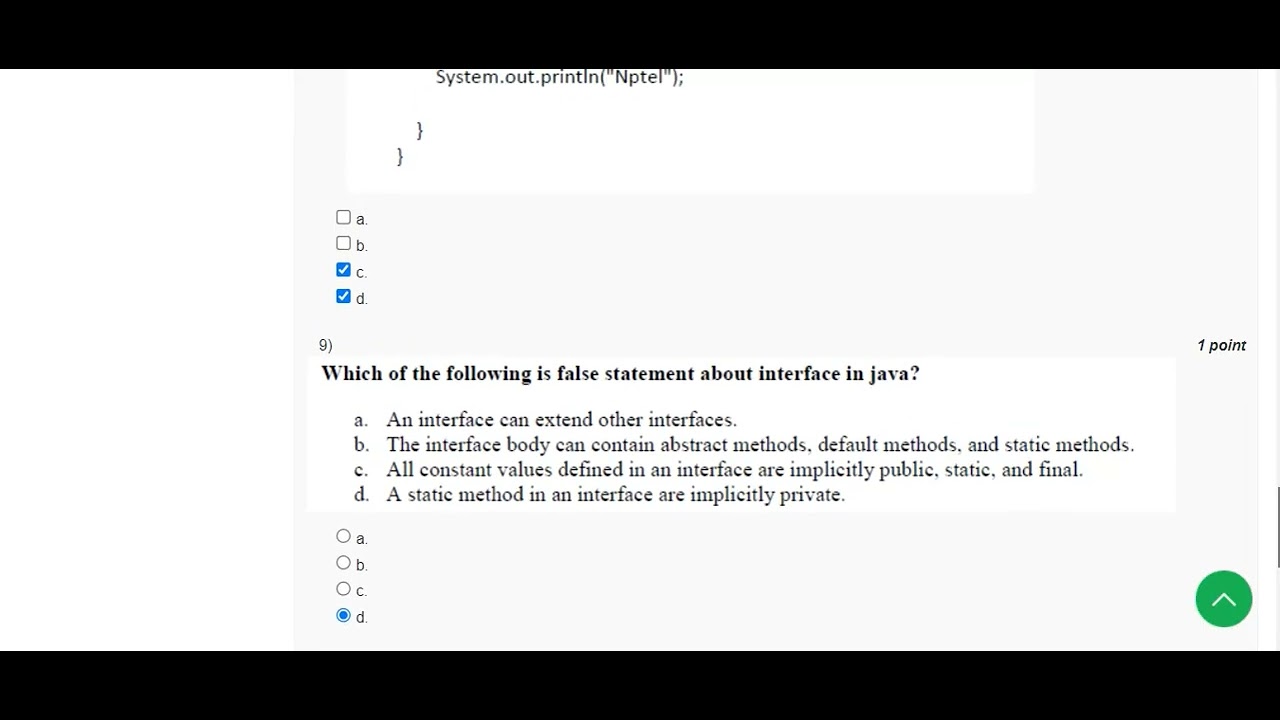 week 4 quiz solution of Programming in Java NPTEL - YouTube