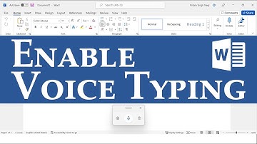 How to Enable Voice Typing in MS Word in Windows 11