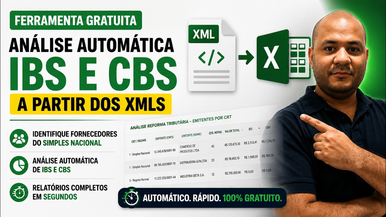 Análise Fornecedores do Simples Nacional , IBS E CBS a partir do XML da ...