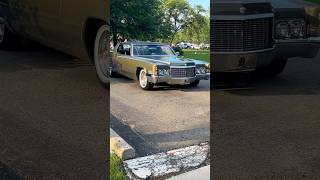 1970 Cadillac Coupe Deville Classic Drive By Engine Sound St. Margarets Church Cruise Night Resimi