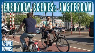 EXCLUSIVE 'Lost' Amsterdam footage from my 2018 Dutch cycle network study tour