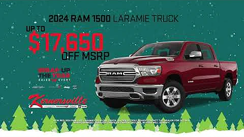 Christmas Shopping deals at at Kernersville CDJR - Wrap up the year Sales Event!
