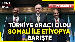 Türkiye, Somali Ve Etiyopyayı Barıştırdı Cumhurbaşkanı Erdoğan Zirvede Konuştu - Tgrt Haber