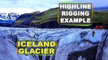 Highline Rigging Example - Iceland Part 4 of 5 - Glacier