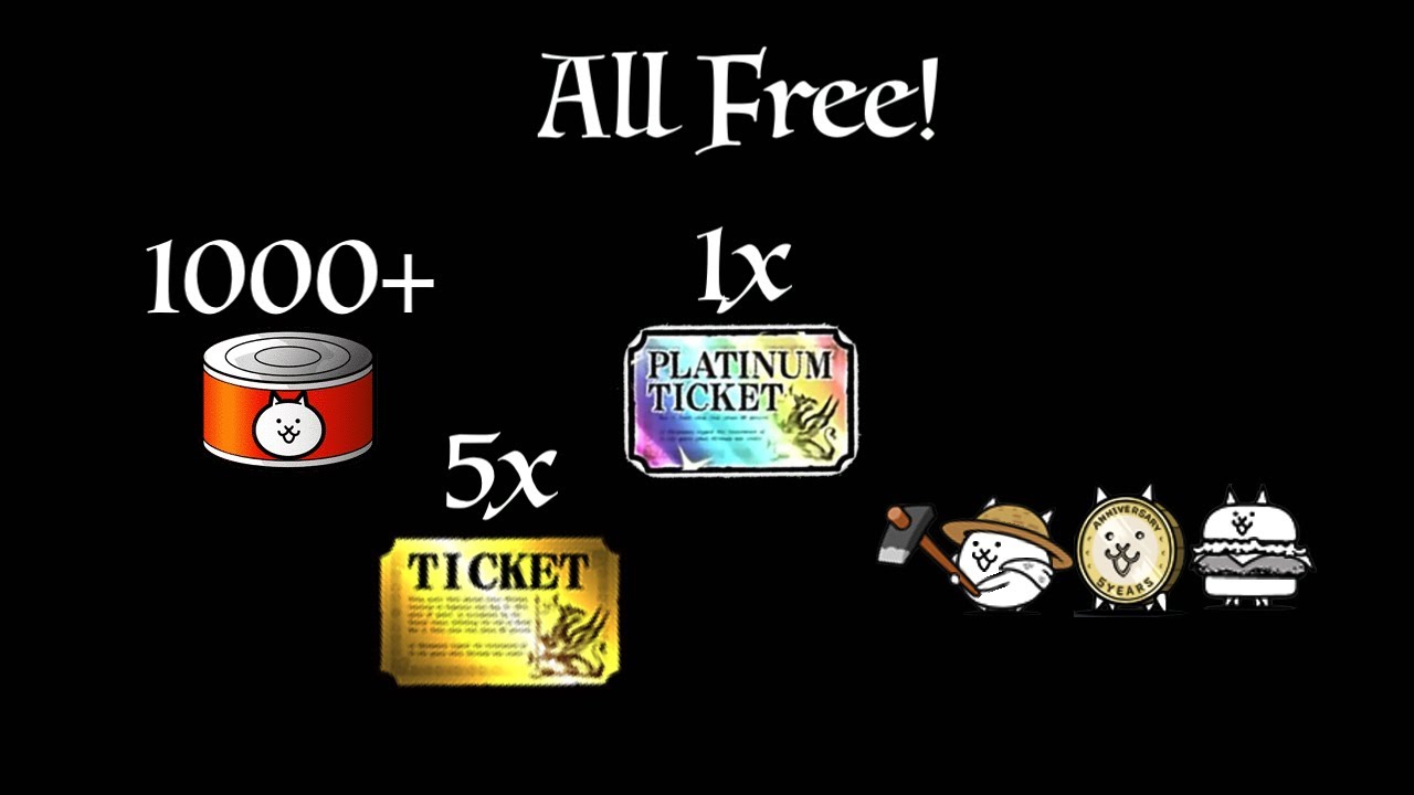 Battle Cats How to get Free Cat Food? 7th Anniversary ft. Coin - How To Get Free Cat Food Battle Cats