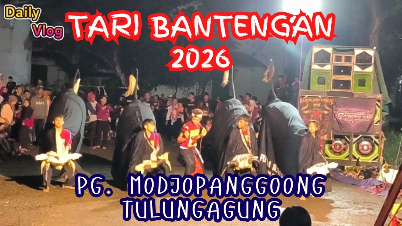 Hiburan Tari Bantengan di Pasar Malam Pabrik Gula Modjopanggoong Tulungagung