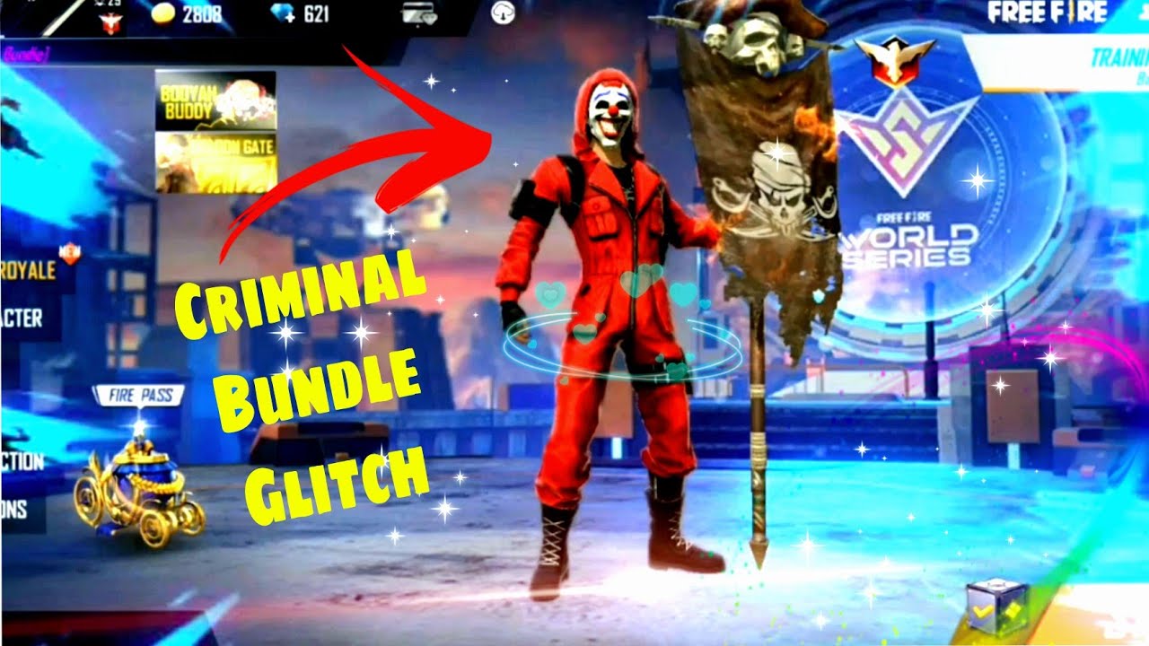 Criminal bundle Glitch | Criminal bundle glitch freefire 🙄 | Criminal bundle freefire | Red criminal