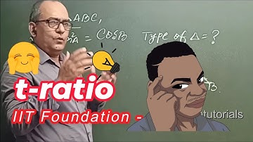 IIT Foundation Class IX ( t-ratio ) | 1 - mark question | CBSE Class 10th Board Exams 2025 -26