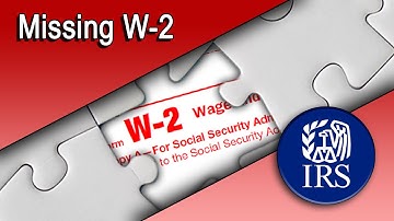 Missing W-2