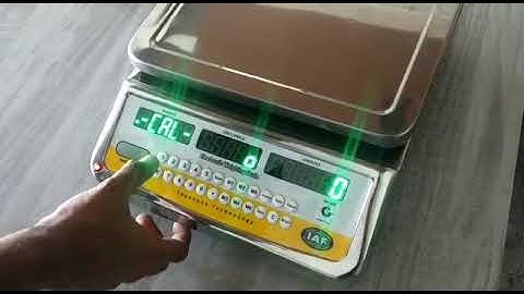price computing weighing machine  calibration
