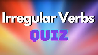 Irregular Verbs Test – How well do you know Irregular Verbs? screenshot 4