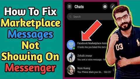 How To Fix Facebook Marketplace Messages Not Showing Up in Messenger (2023)