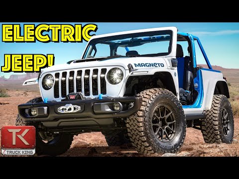 ¡El Jeep Wrangler Magneto es totalmente eléctrico con transmisión manual! Descubre también otros ...