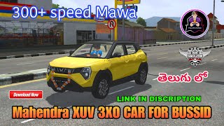 2024 Mahendra XUV 3XO CAR FOR BUSSID bus simulator Indonesia gold colour
