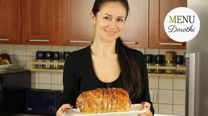 Pieczona rolada z boczku nadziewana śliwkami. Domowa wędlina. Pieczony boczek. Przepis MENU Dorotki.