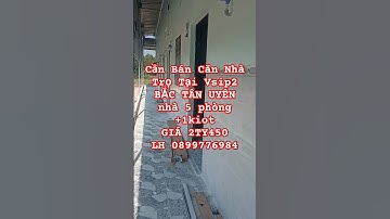 CHỦ GỬI CẦN BÁN CĂN NHÀ TRỌ VSIP2 TÂN BÌNH BẮC TÂN UYÊN BÌNH DƯƠNG