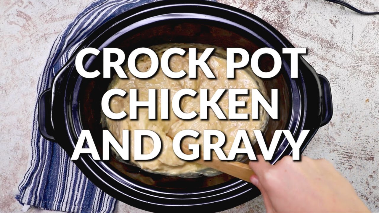 Crockpot Chicken & Gravy - Plain Chicken