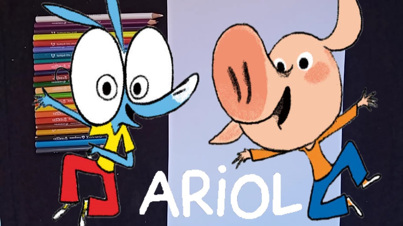 How to Draw and Color Ariol | Easy Cartoon Tutorial # 10 - YouTube