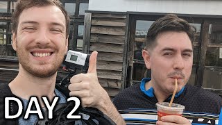 Connor Fell Off His Bike (ft. Abroad in Japan) | Cyclethon Day 2