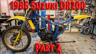 This basket case Suzuki DR200 is fighting me tooth and nail!
