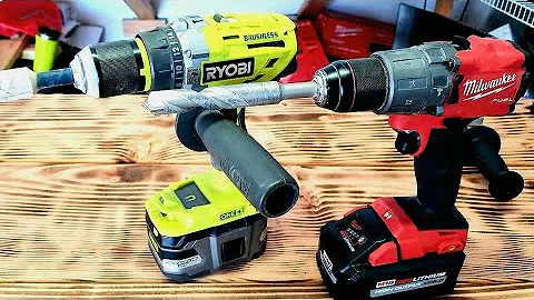 Ryobi VS Milwaukee Brushless Hammer drills