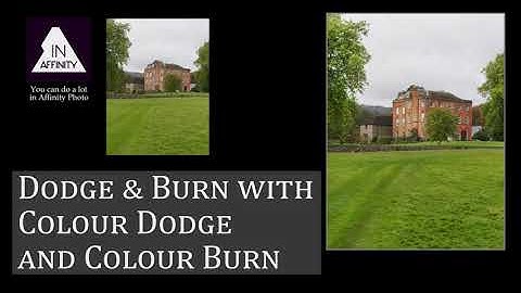 Dodge and Burn with Colour Dodge and Colour Burn Blend Modes (using Affinity Photo)