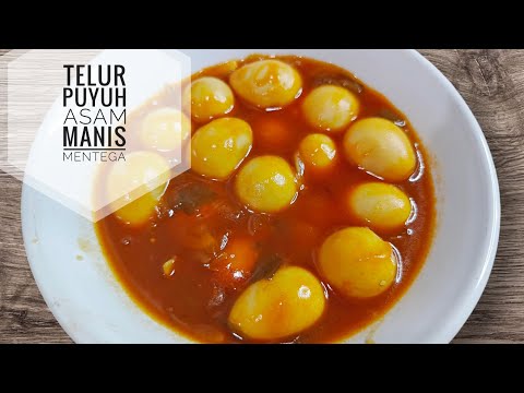 Telur Puyuh Asam Manis