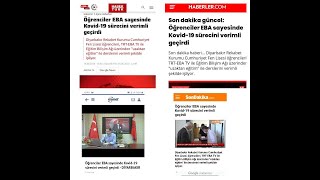 Uzaktan Eğitim Sürecindeki Başarılı Çalışmalarımız Ulusal Basında